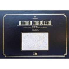 ALMAN MAVİLERİ 1913-1914 1.DÜNYA SAVAŞI ÖNCESİ İSTANBUL HARİTALARI