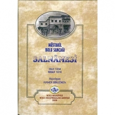 MÜSTAKİL BOLU SANCAĞI SALNAMESİ HİCRİ 1334 / MİLADİ 1916